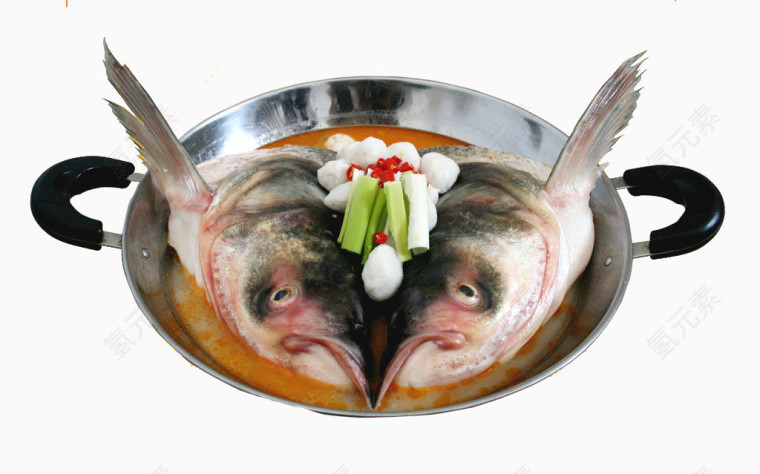 双味鱼头锅