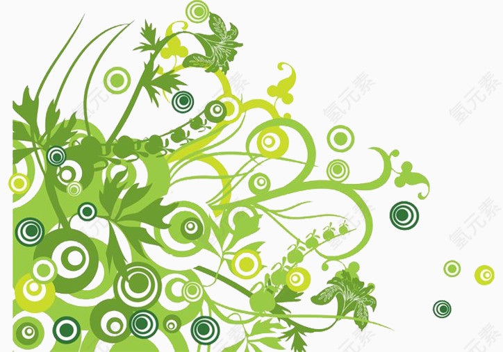 几何绿色底纹纹理