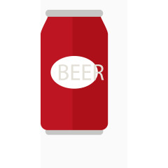 矢量易拉罐啤酒