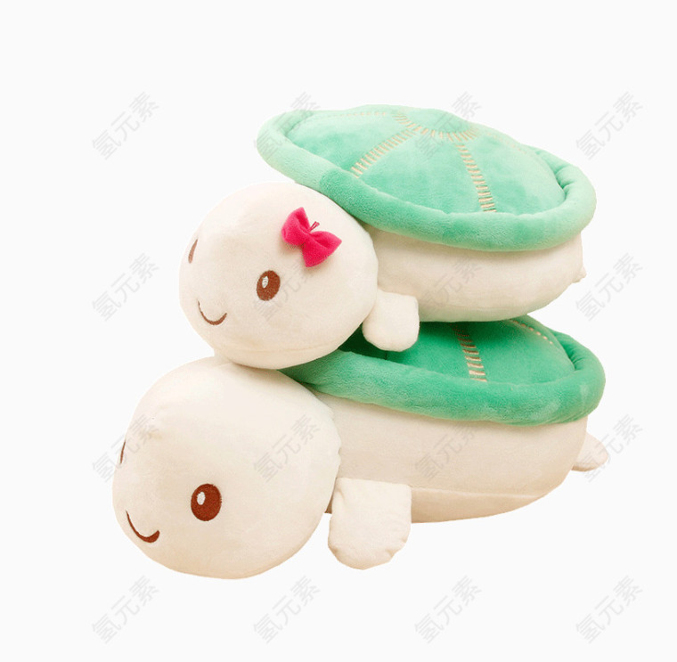 情侣乌龟抱枕公仔毛绒玩具