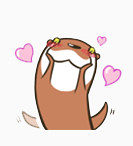 水獭卡通表情包