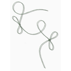 简洁花纹蝴蝶结丝带