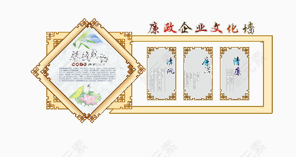 廉政企业文化墙