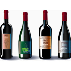 立体酒瓶免费下载 鸡尾酒 酒瓶 立体 葡萄酒 正面 葡萄酒 酒瓶 立体 正面 鸡尾酒