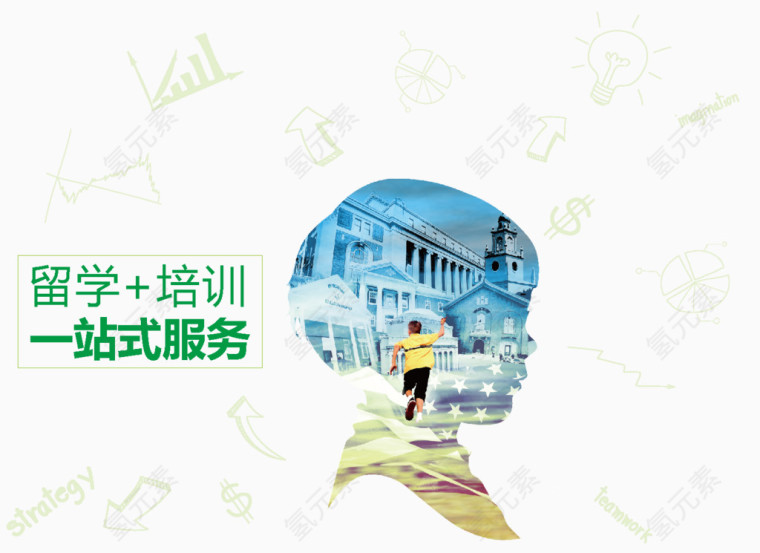 教育培训一站式服务素材