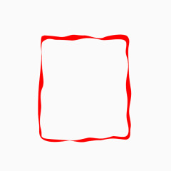 红色边框