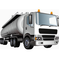 矢量油罐运输车