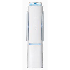 LG立体白色空调 制冷设备