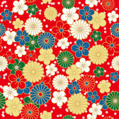 印花和风日本日式花纹