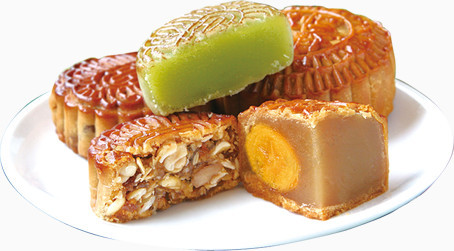 精美中秋蛋黄果香月饼