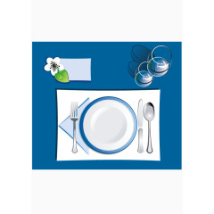 用餐餐具和杯子