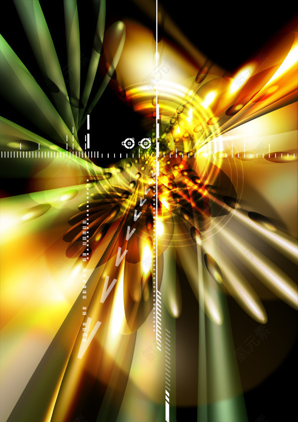 科技未来 分层 炫彩