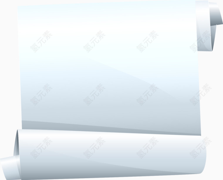 手绘立体卷纸图案