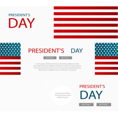 星条旗背景横幅