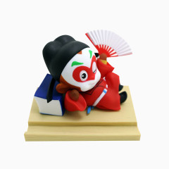 卡通猴子汽车摆件素材