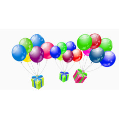气球礼物礼盒