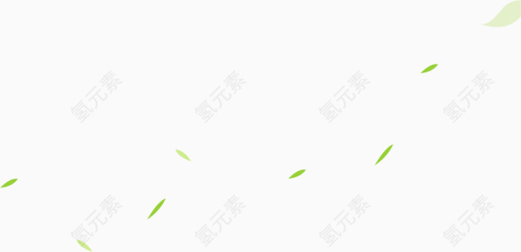 绿色树叶漂浮
