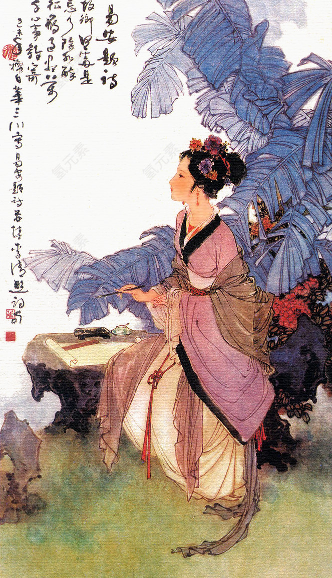 美女肖像画