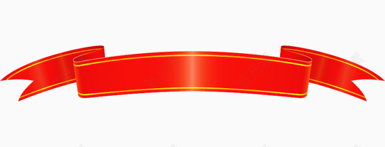手绘红色冬季促销丝带图片下载