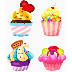 爱心奶油小蛋糕