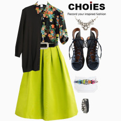 高端时尚服饰简搭