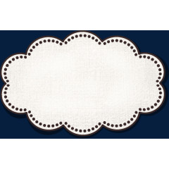 云朵形状文本框免抠图