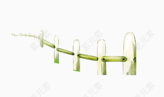 卡通木质围栏