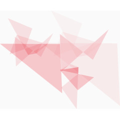 粉色创意几何图形矢量图