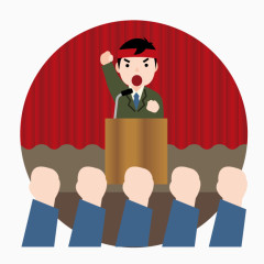 卡通励志演讲
