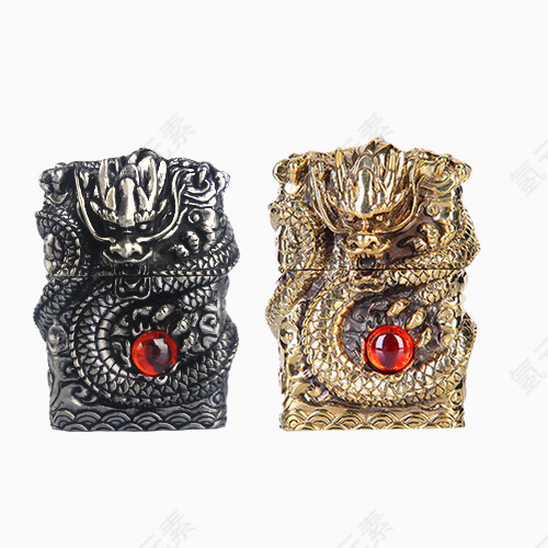 龙图案的打火机