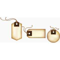 复古对比标签矢量竞价素材