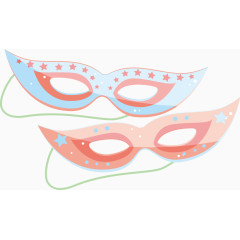 矢量化装舞会眼罩