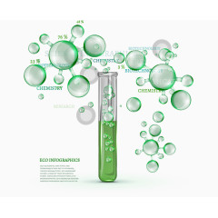 环境保护与水泡矢量素材