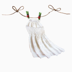 绳子上的连衣裙