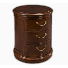 圆形床头柜