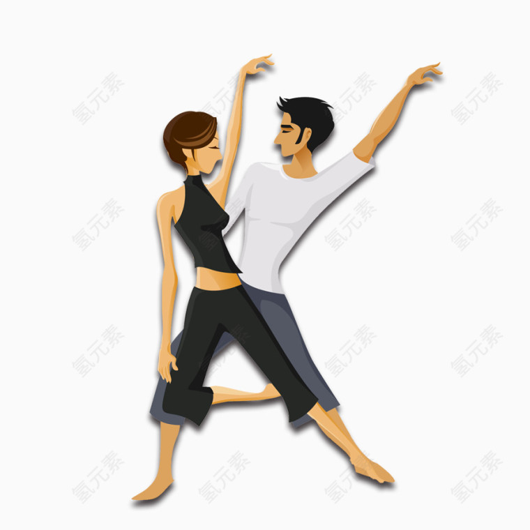 运动男女