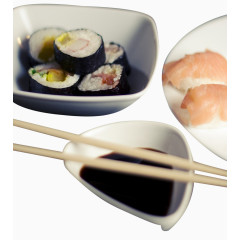 三文鱼寿司午餐免抠图