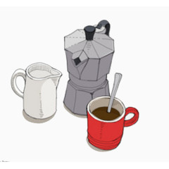 咖啡插画