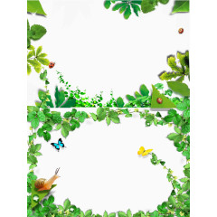 两款春意边框装饰