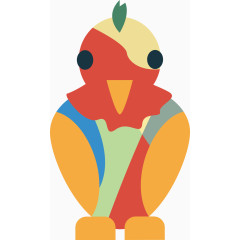 创意小鸟矢量图