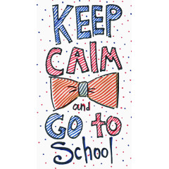 卡通条纹英文字母