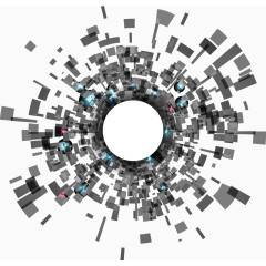 放射空间主题背景矢量