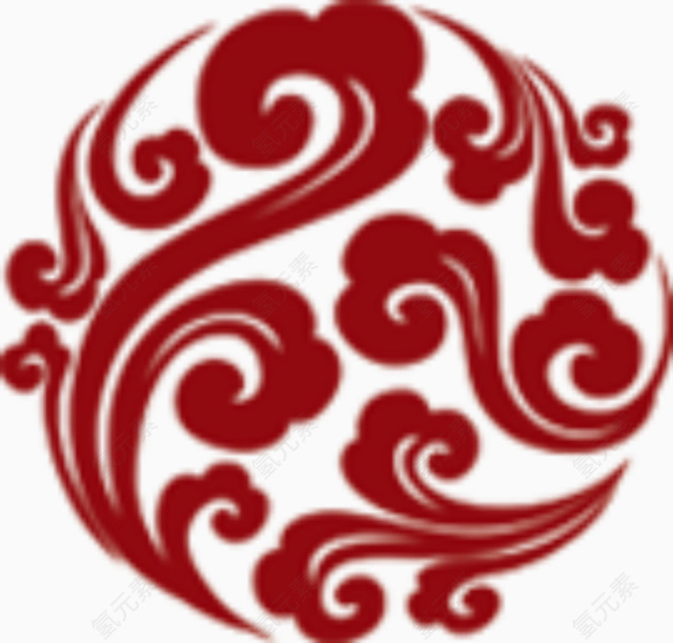 云气装饰花纹