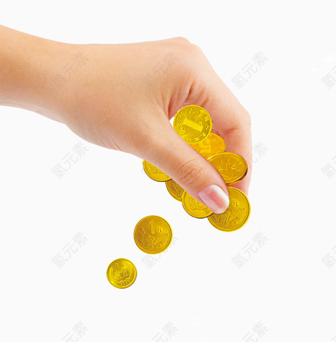 手抓金币