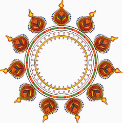 印度宗教花纹图案