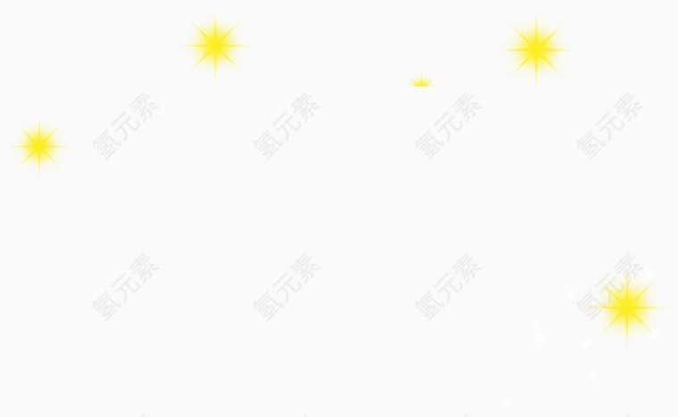 黄色朦胧创意电商装饰