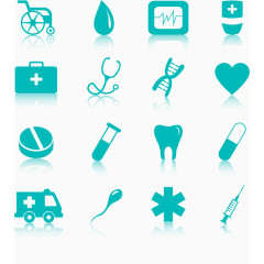 医院相关矢量图标