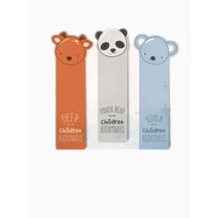 小熊书签矢量图