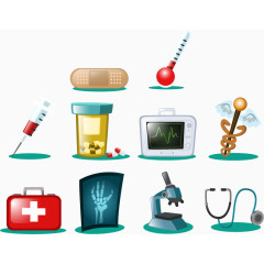 医院相关矢量图标