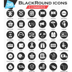 电子商务图标设计矢量素材